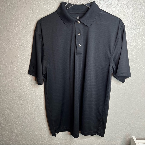 BNWOT Men’s Champions Tour Black Polo Top - Picture 2 of 6